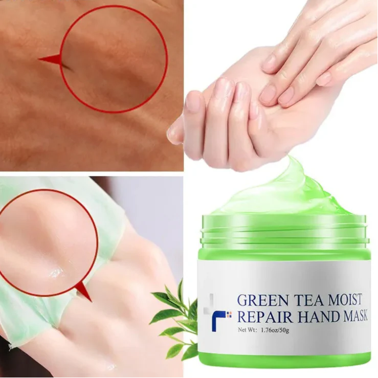 Green Tea Lock Water Repair Hand Mask