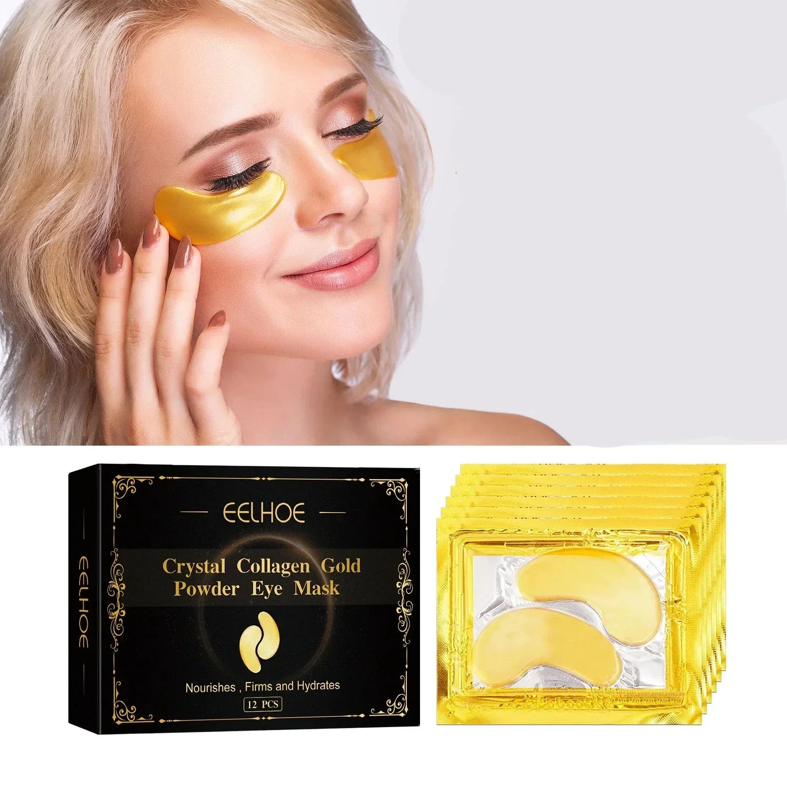 Brighten and Revitalize with Golden Eyes Care Patches