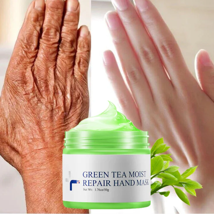 Green Tea Lock Water Repair Hand Mask