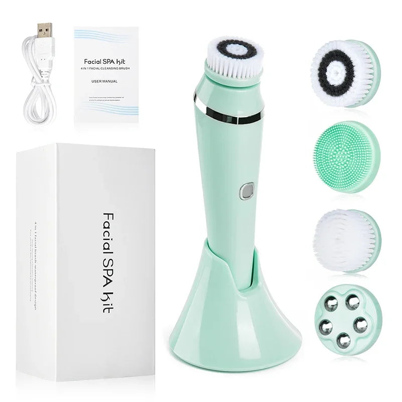 Waterproof Electric Facial Cleansing Brush