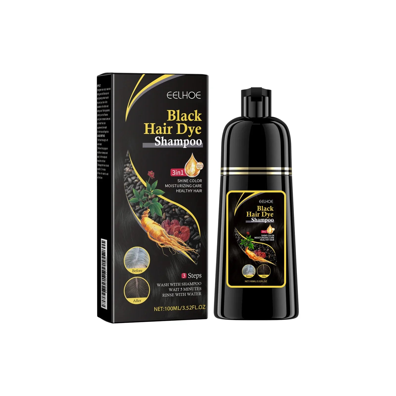 Natural Plant Hair Dye Shampoo