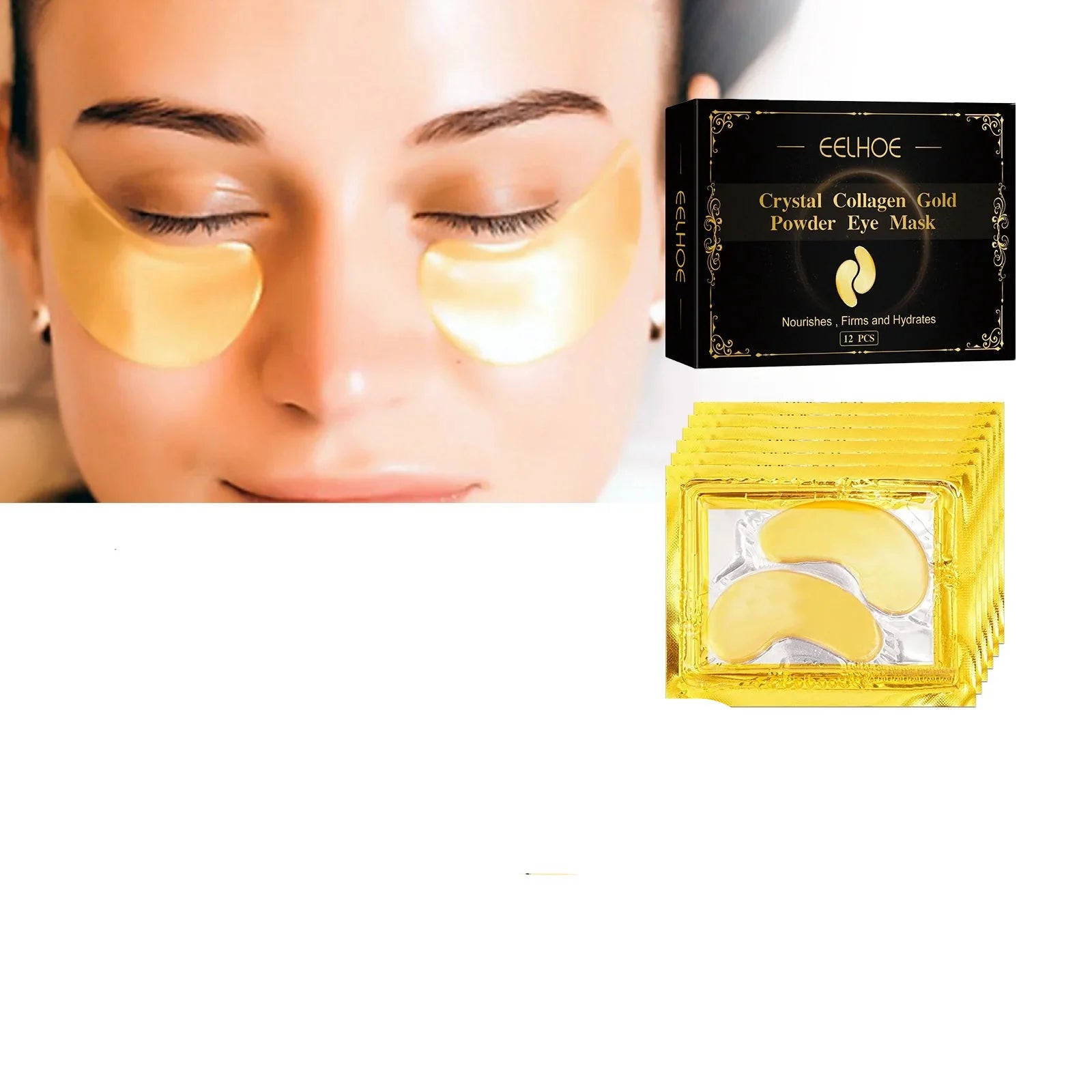 Brighten and Revitalize with Golden Eyes Care Patches